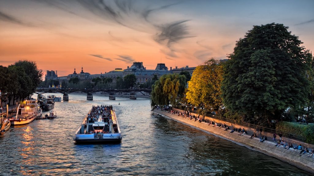 Rive Seine in Paris