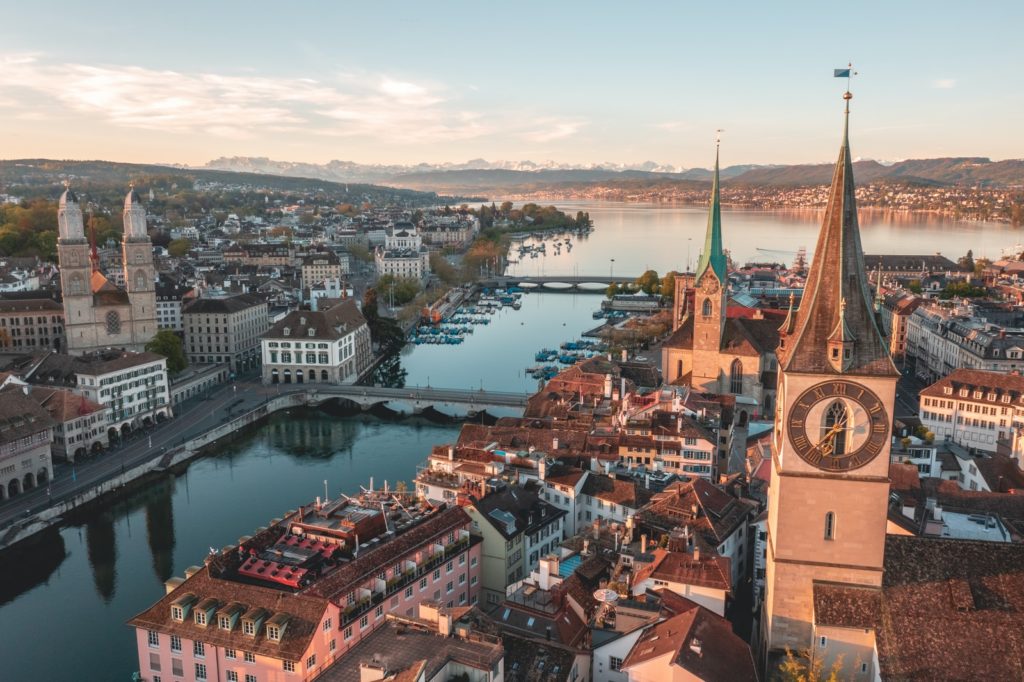 Living in Zurich: Ariel view of Zurich neighborhoods