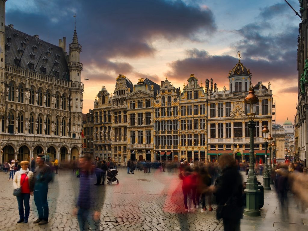 Brussels in winter