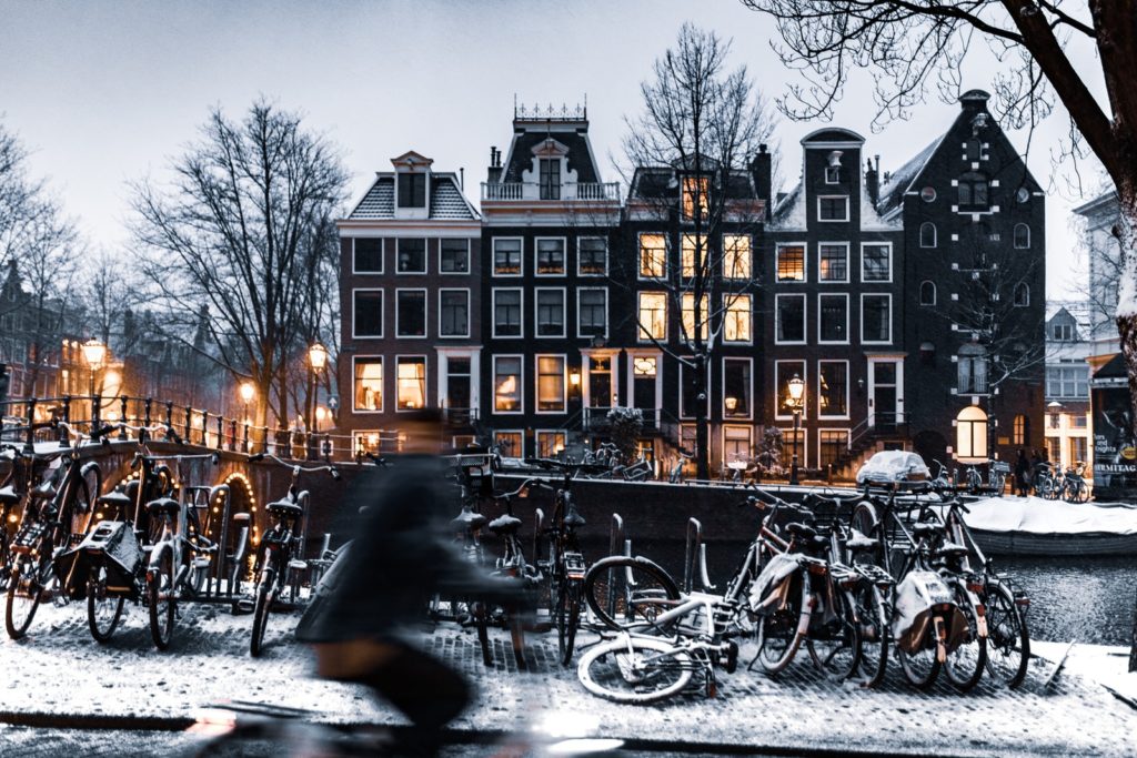 Amsterdam in winter