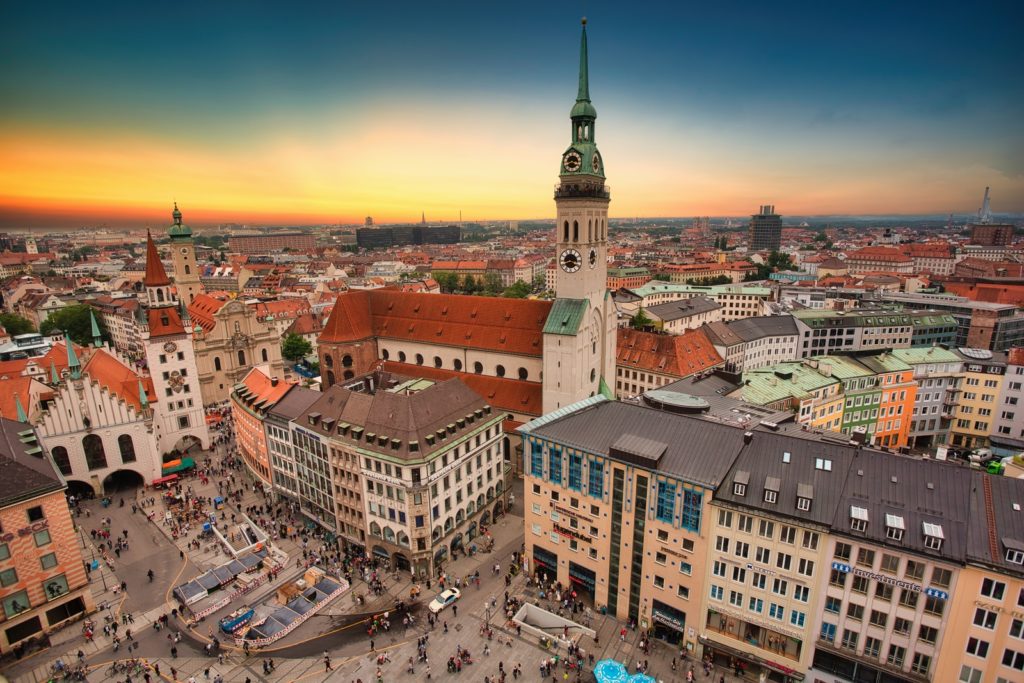 Arbeitssuche in München, Deutschland