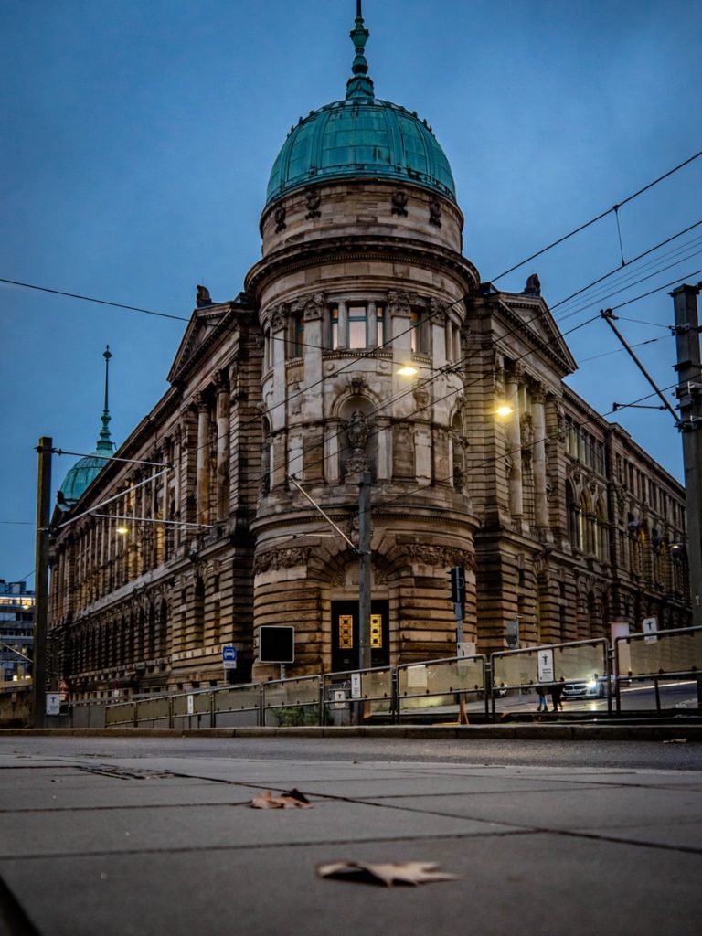 Stuttgart at dusk