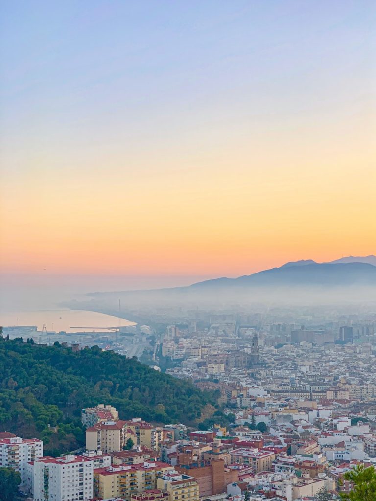 Malaga neighborhoods- View from above