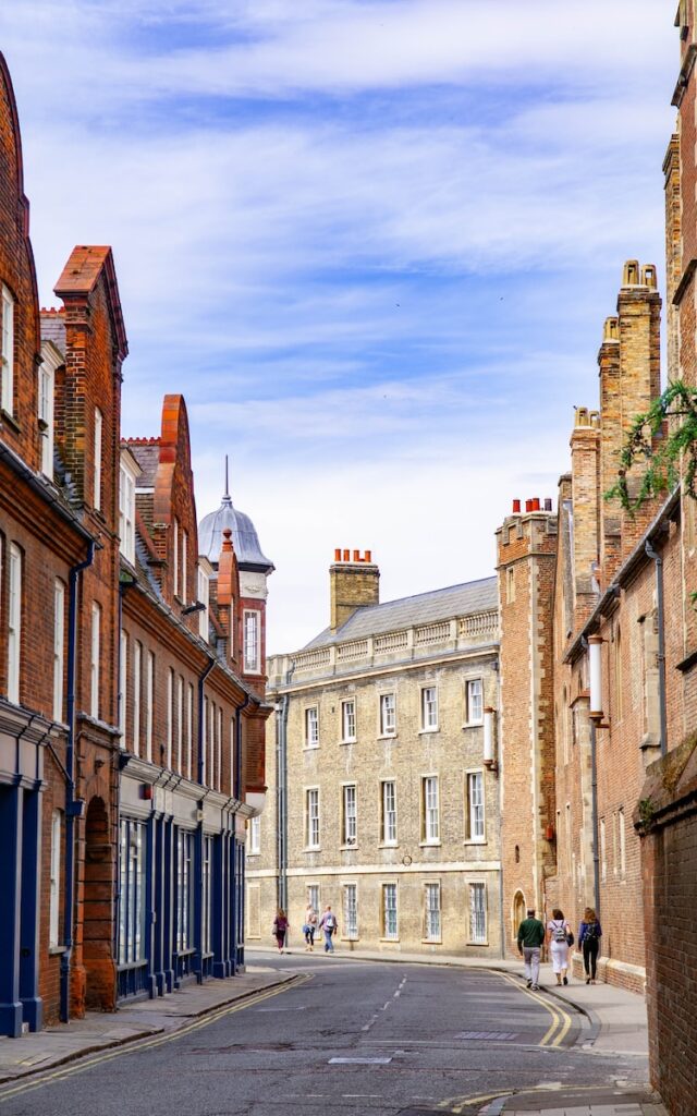 A lovely neighborhood street in Cambridge