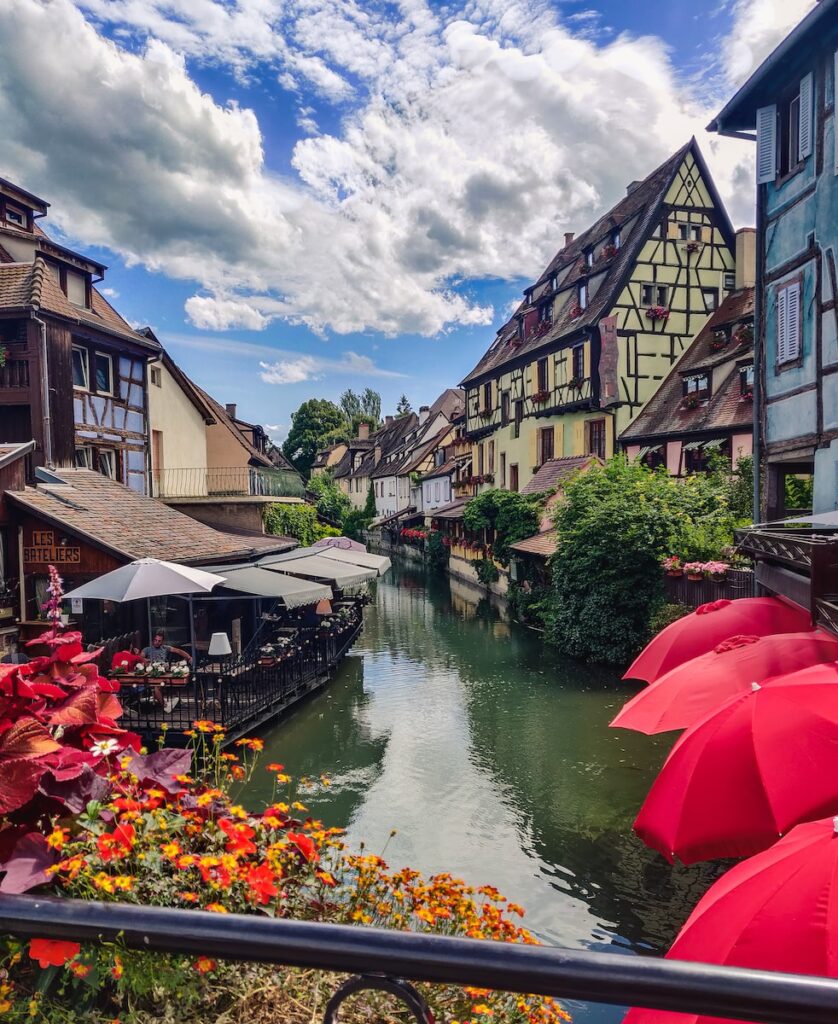 Expat Family Walking Around the Beautiful Old Town of Annecy in France