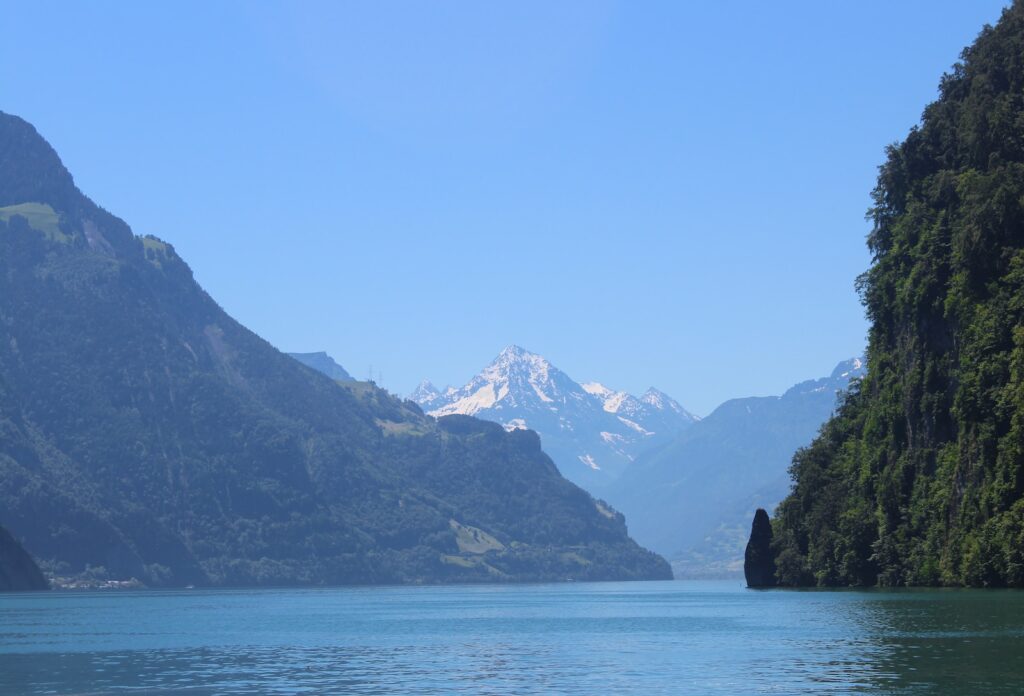 Beautiful Lake Lucerne and Surrounding Alps