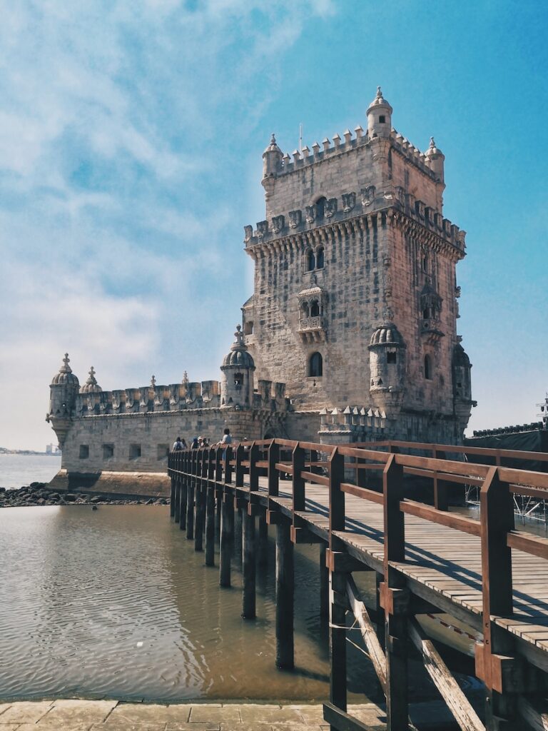 The Iconic Belem Overlooking the River Tagus