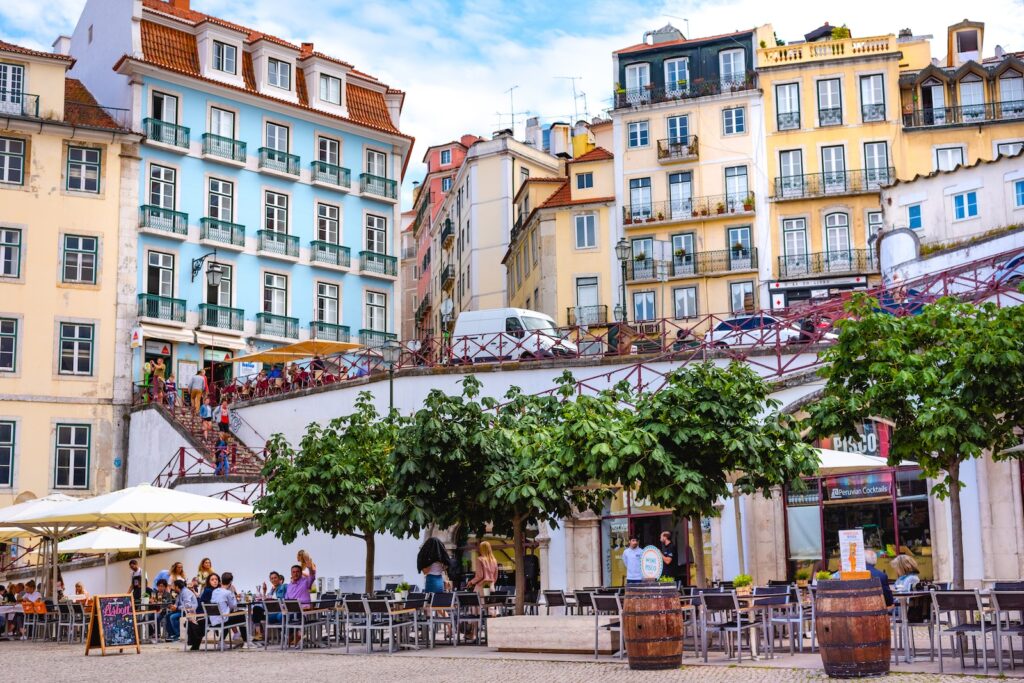 Beautiful Residential Buildings in Lisbon